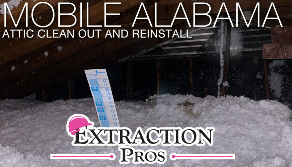 attic insulation mobile alabama attic cleanout insulation removal