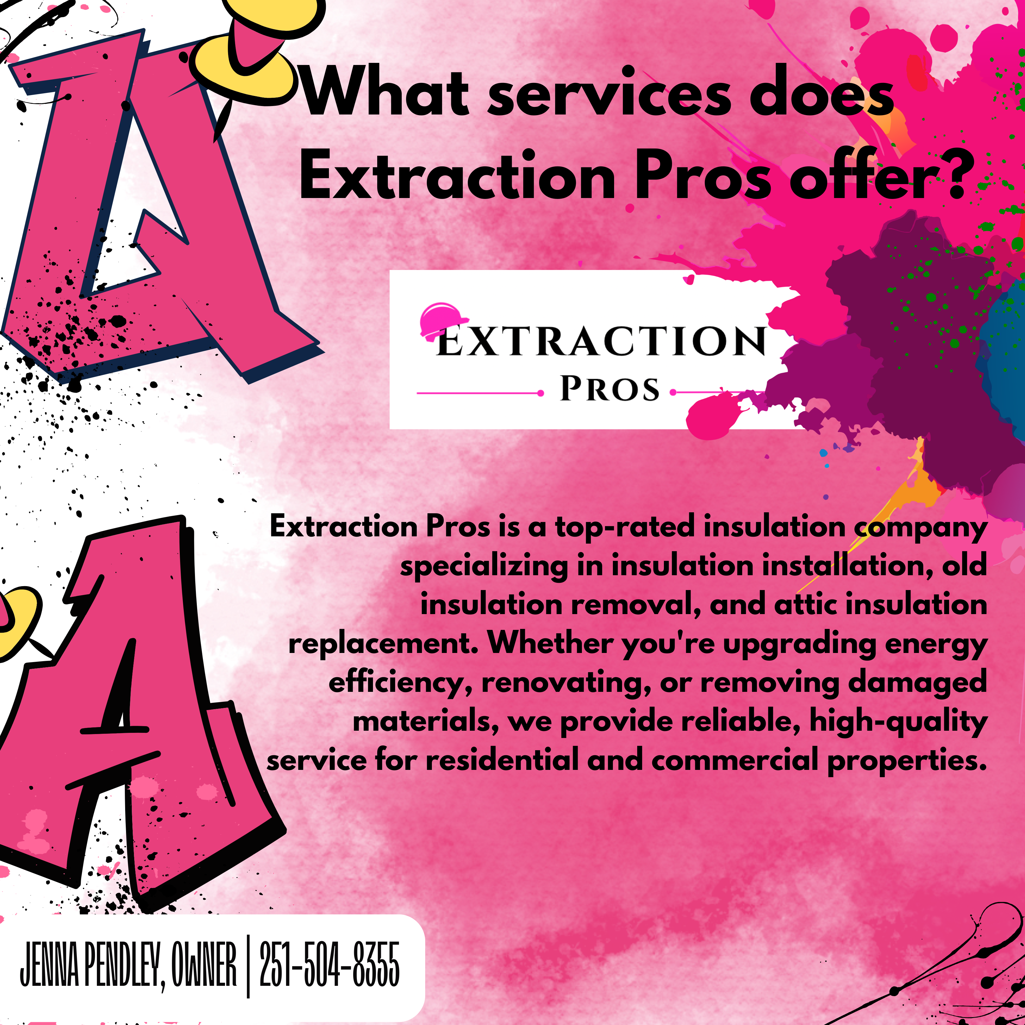 insulation removal, extraction pros foley al, insulation replacement near me